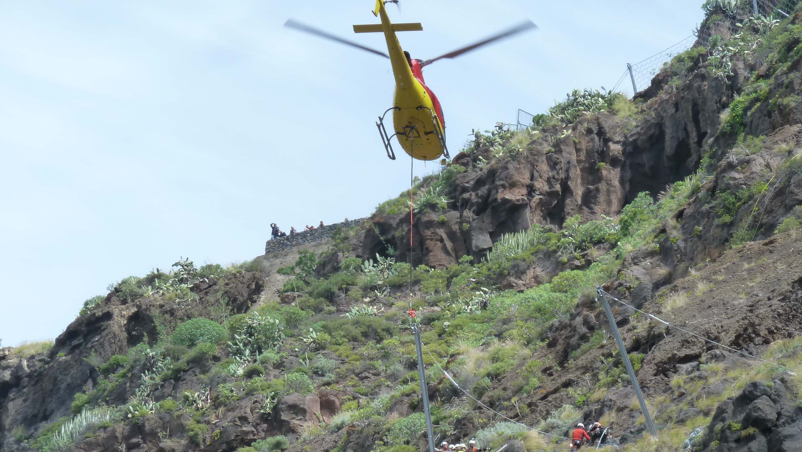 Medidas de protección contra desprendimientos